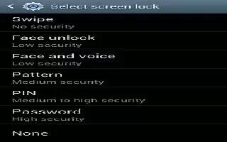 How To Use Lock Screen On Samsung Galaxy Note 2