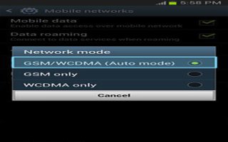 How To Use Network Mode On Samsung Galaxy Note 2