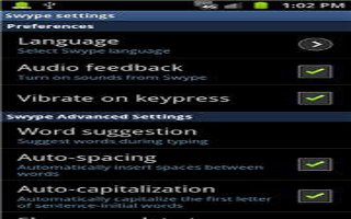 How To Use Swype Settings On Samsung Galaxy Note 2