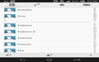 How To Mark Contacts As Favorite On Sony Xperia Z