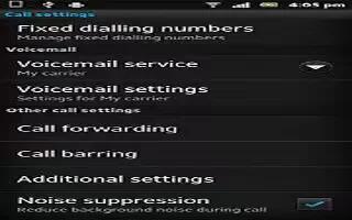 How To Use Call Settings On Sony Xperia Z