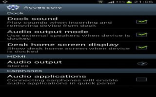 How To Use Accessory Settings On Samsung Galaxy Note 2
