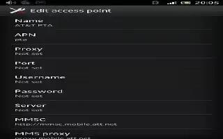 How To Use APNs On Sony Xperia Z