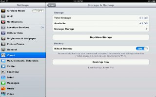How To Back Up iPad Mini With iCloud