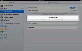 How To Use Cellular Data On iPad Mini