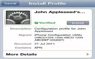 How To Use Configuration Profiles On iPad Mini