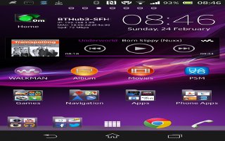 How To Use Home Screen On Sony Xperia Z