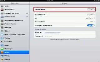 How To Use iTunes Match On iPad Mini