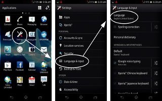 How To Customize Language Settings On Sony Xperia Z
