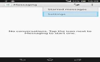 How To Use Message Options On Sony Xperia Z