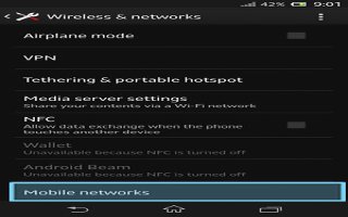 How To Use Mobile Network Settings On Sony Xperia Z
