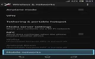 How To Use Mobile Network Settings On Sony Xperia Z