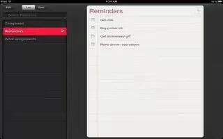 How To Use Reminders On iPad Mini