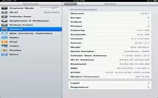 How To Use General Settings On iPad Mini