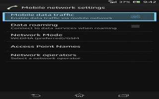 How To Turn Off Data Traffic On Sony Xperia Z