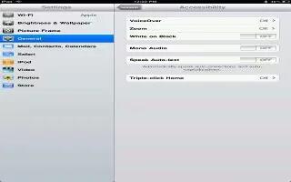 How To Control VoiceOver Using Apple Wireless Keyboard On iPad Mini