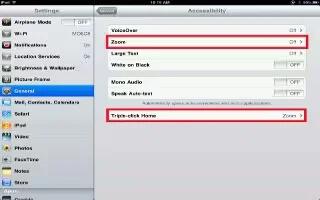 How To Zoom On iPad Mini