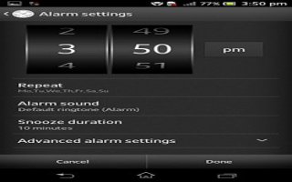 How To Use Alarm Clock On Sony Xperia Z