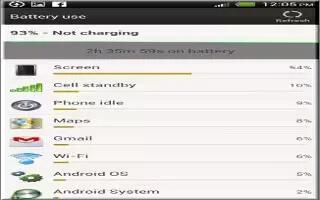 How To Check Battery Usage On HTC One