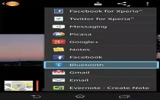 How To Send And Receive Using Bluetooth On Sony Xperia Z