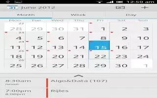 How To Use Calendar On Sony Xperia Z