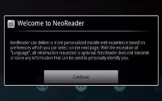 How To Use NeoReader On Sony Xperia Z