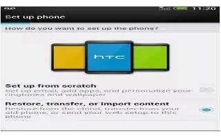 How To Setup HTC One