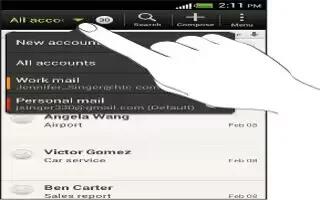 How To Search Email Messages On HTC One