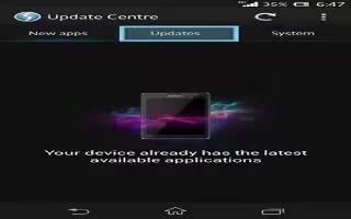 How To Update Sony Xperia Z Using USB Cable Connection