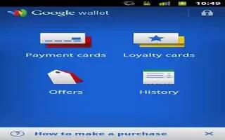 How To Use Wallet On Sony Xperia Z