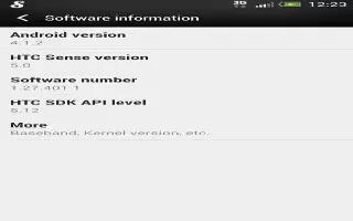 How To Check HTC Sense Version On HTC One