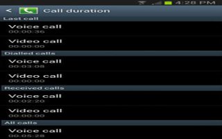 How To Use Call Duration On Samsung Galaxy S4