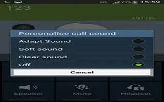 How To Use On Call Options On Samsung Galaxy S4