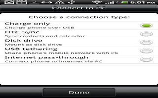 How To Connect Internet On HTC One Via Computer