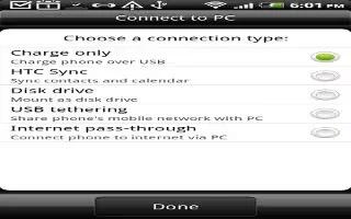 How To Connect Internet On HTC One Via Computer