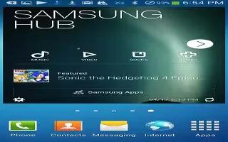 How To Use Samsung Hub On Samsung Galaxy S4