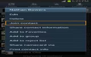 How To Join Contacts On Samsung Galaxy S4