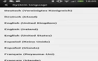 How To Change Language On HTC One