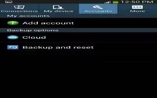 How To Use Account On Samsung Galaxy S4