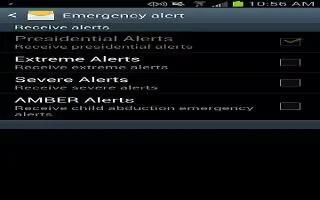 How To Use Emergency Alerts On Samsung Galaxy S4