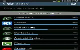 How To See Battery Activities On Samsung Galaxy S4