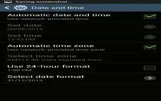 How To Change Date And Time On Samsung Galaxy S4