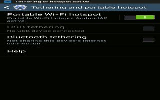 How To Use Portable Hotspot Settings On Samsung Galaxy S4