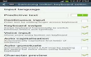 How To Use Samsung Keyboard Settings On Samsung Galaxy S4