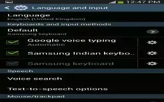 How To Use Language And Input Settings On Samsung Galaxy S4