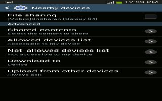 How To Use Nearby Devices On Samsung Galaxy S4