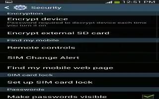 How To Setup Password On Samsung Galaxy S4