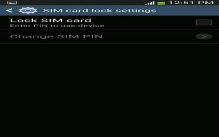 How To Setup SIM Card Lock On Samsung Galaxy S4