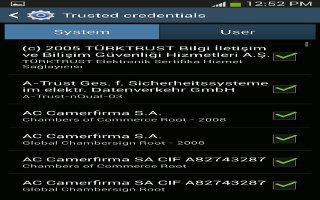 How To Use Trusted Credentials On Samsung Galaxy S4