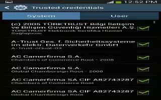 How To Use Trusted Credentials On Samsung Galaxy S4